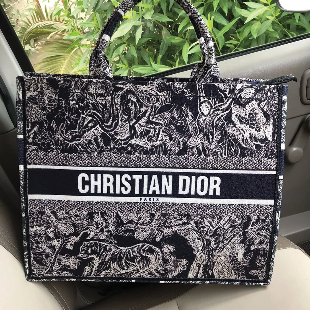 Christian Dior Large Book Tote Bag – Iconic Designer Statement Bag