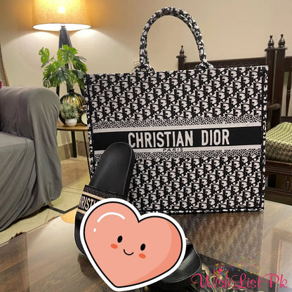 Christian Dior Large Book Tote Bag – Iconic Designer Statement Bag